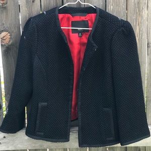 Black tweed blazer